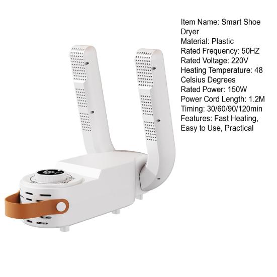 Smart Shoe Dryer with Intelligent Temperature Control 360-Degree Fast Heating Foldable