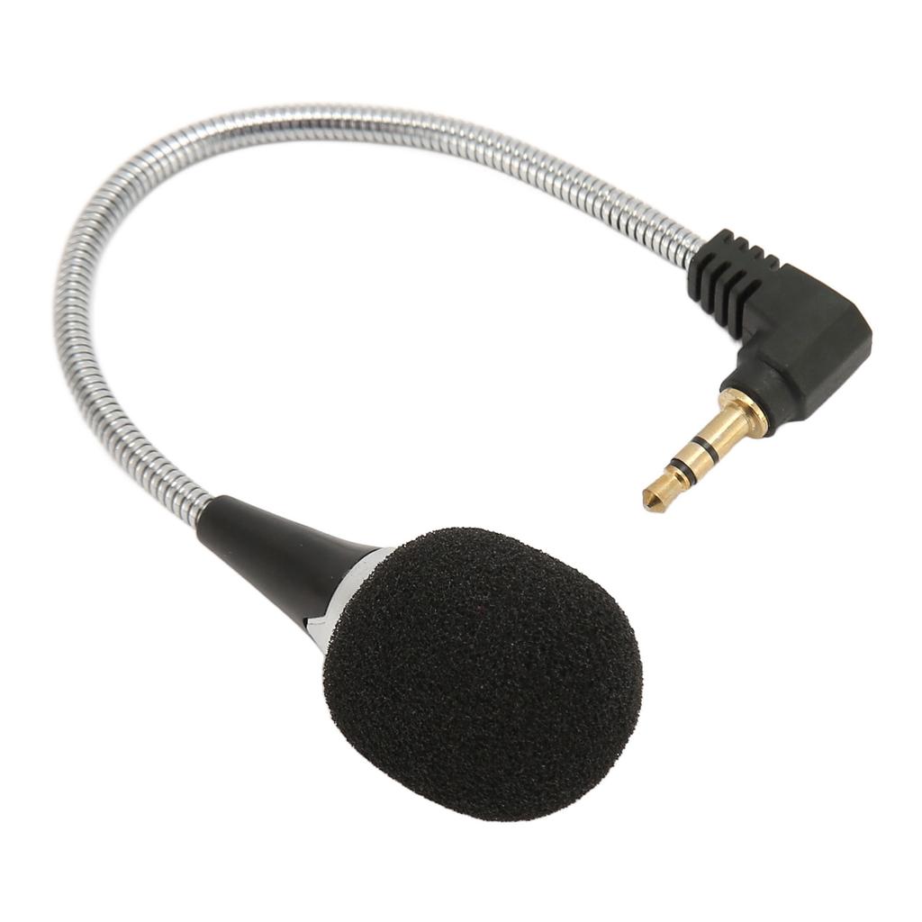 Mini Condenser Microphone Noise Reduction Professional Flexible Gooseneck Microphone for Laptop Computer