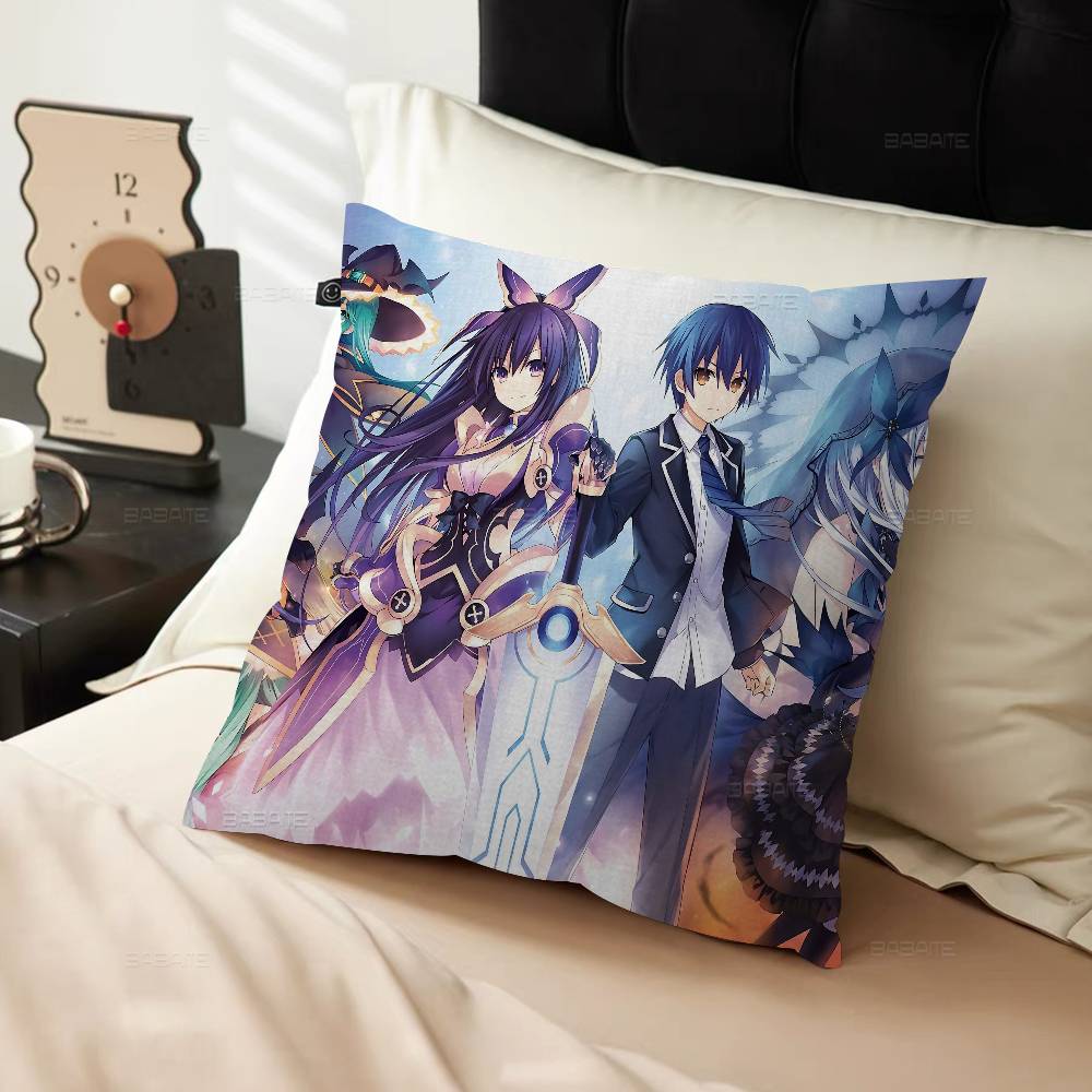 Чехол на подушку с рисунком Date A Live, дюймы, деревенский декор, декоративные чехлы для дивана