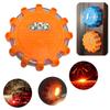 Car Emergency Strobe Flashing Warning Light Roof Road Safety Lamp Roadside Orange Beacon Magnetic Base Light Universal