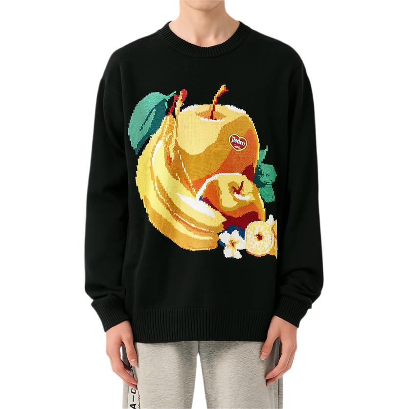 Palace Fruit Life Вязаный Черный Унисекс Топ P26KW004