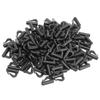 120Pcs Clevis Rotates Spinner Snaps Black Fishing Tackle Fast Change Accessories