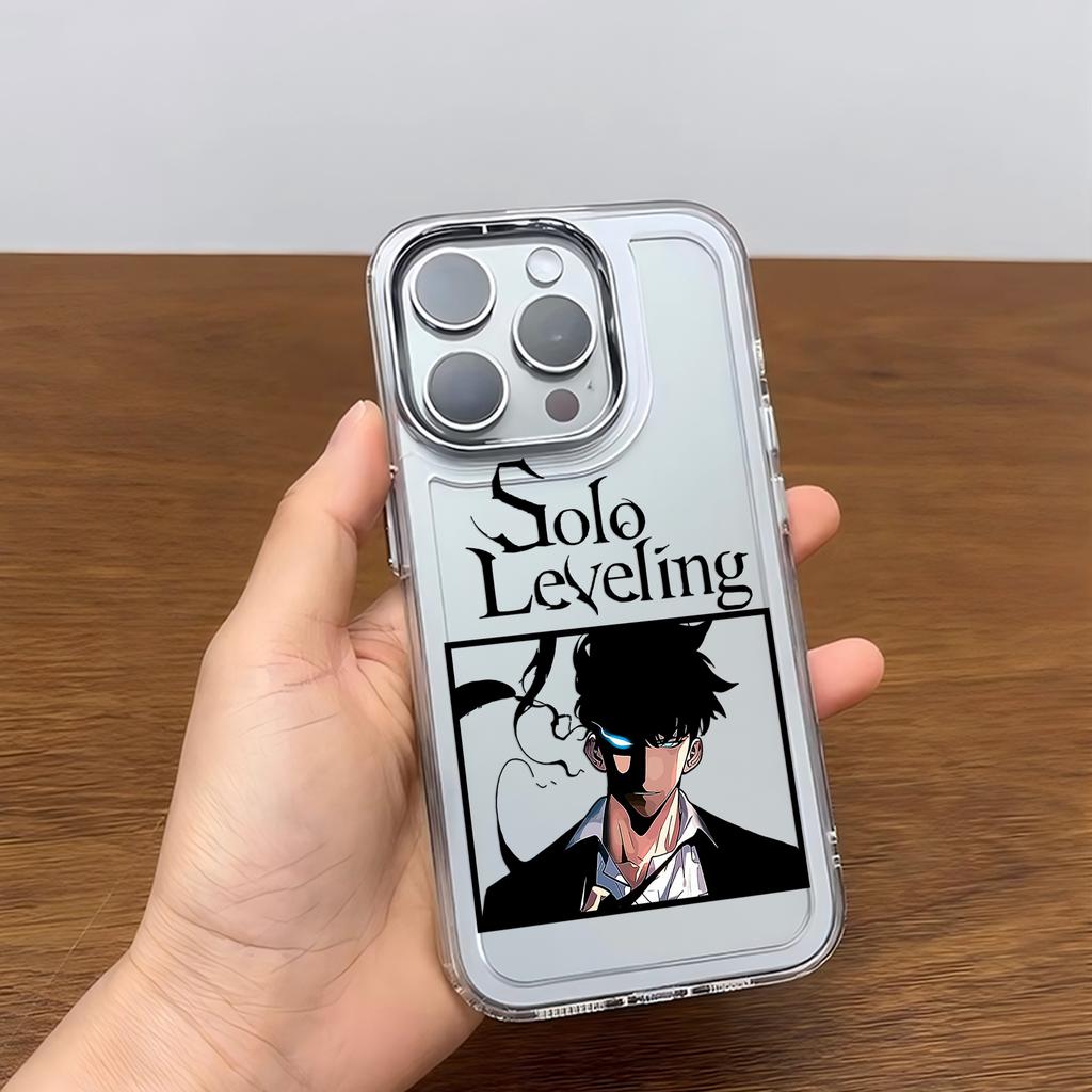 Роскошный горячий аниме Solos Levelings Чехол для телефона Для iPhone 17 16e 16 15 14 13 12 11mini Pro Max X XR XSMAX 8 7 Air Plus Мягкий чехол
