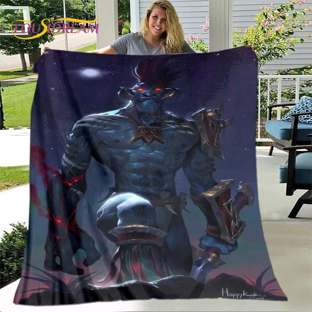 WOW, World of Warcraft Game Gamer, мягкое плюшевое одеяло, фланелевое одеяло, одеяло для гостиной, спальни, кровати, дивана, чехол для пикника