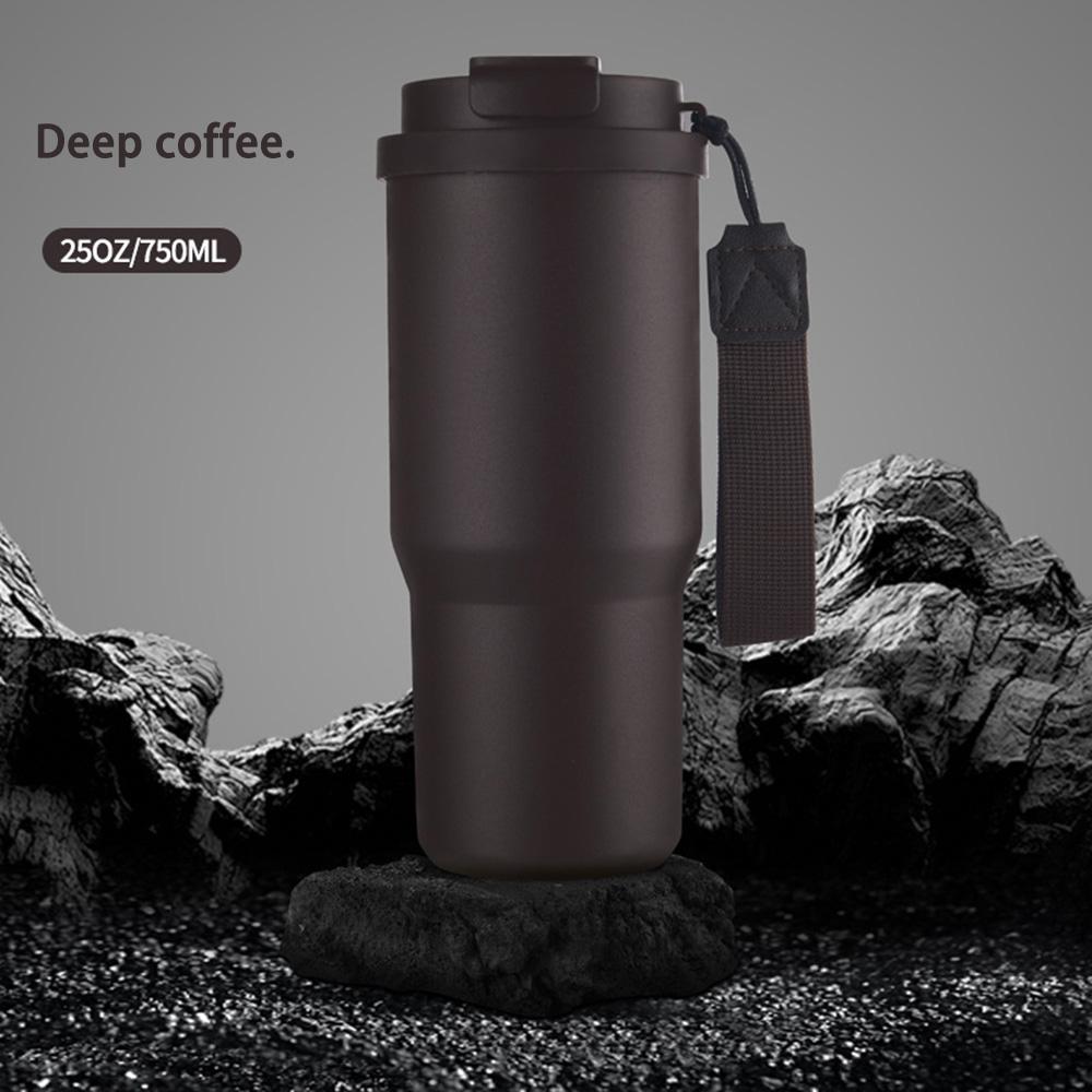 750ml Insulated Cup Large Capacity Vacuum Flask Stainless Steel BPA Free Colorful Travel Tumbler for Outdoor/Gym/Camping/School