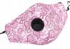 Set Women's Mask + 3X Hepa Pm 2.5 Carbon Filter