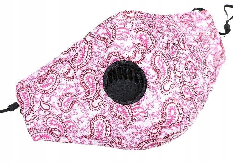 Set Women's Mask + 3X Hepa Pm 2.5 Carbon Filter