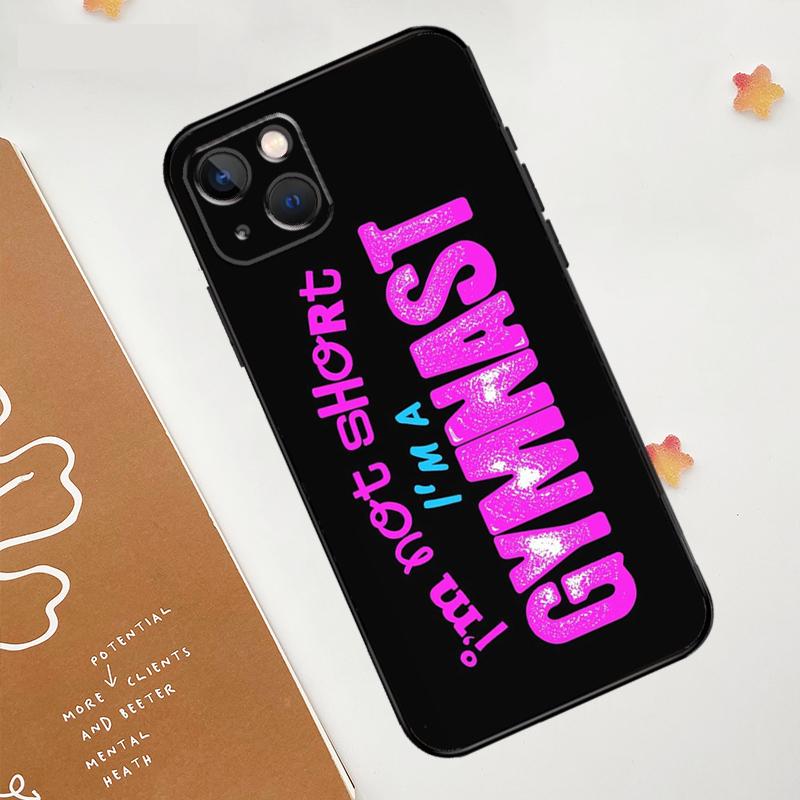 Love Gymnastics Case For iPhone 13 12 11 14 15 16 Pro Max Mini XR XS X Plus Silicone Bumper Cover Capa