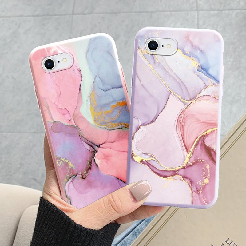 Fashion Marble Cover For iphone 6 6S 7 Plus Soft Protective Cases Silicone Coque Bumper Fundas For Apple iphone 6 6+ 6s+ Shell