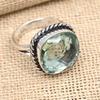 Lovely Aqua Apatite Gemstone Handmade 925 Sterling Silver Ring Jewelry