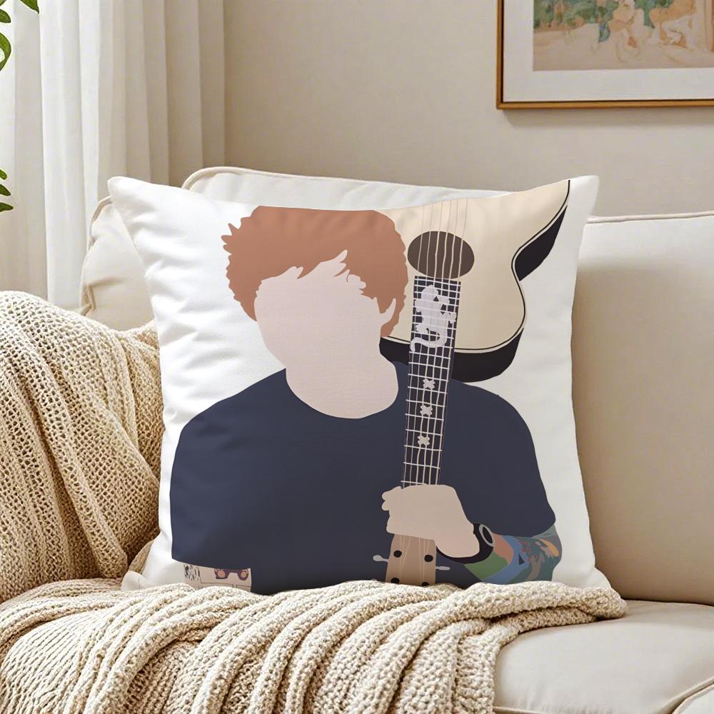 singer pop EEd SSheeran Cushion Cover Pillowcase Antidustmite living Room Sofa Decor Cushion Room