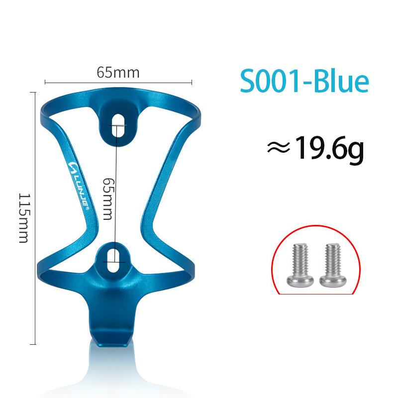 Держатель для бутылки воды для горного велосипеда Сверхлегкий из алюминиевого сплава Велосипедные флягодержатели Легкий кронштейн для велосипедной бутылки Велосипедные запчасти