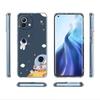 Прозрачный чехол Astronaut Universe для Xiaomi Mi Poco X3 NFC M3 Pro F3 F1 11 Lite 12 Note 10 11T 9T