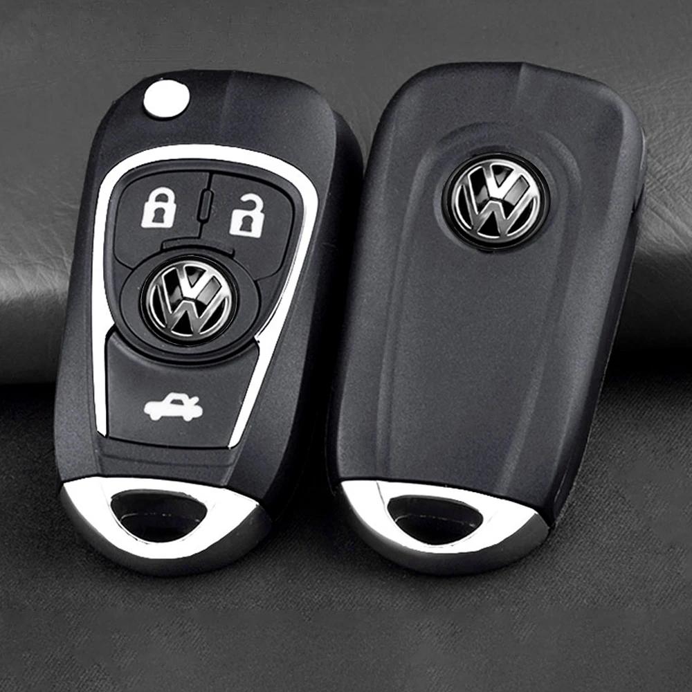 2026 Горячие Для Volkswagen VW 5/10 шт. 14 мм Значок Логотип Металлические Наклейки На Ключ Автомобиля Для VW GTI Polo Golf Passat Tiguan Arteo
