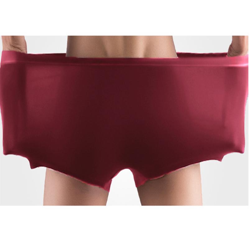 4pcs/set Men Middle Waist Breathable U Convex Design Dragon Pattern Boxers