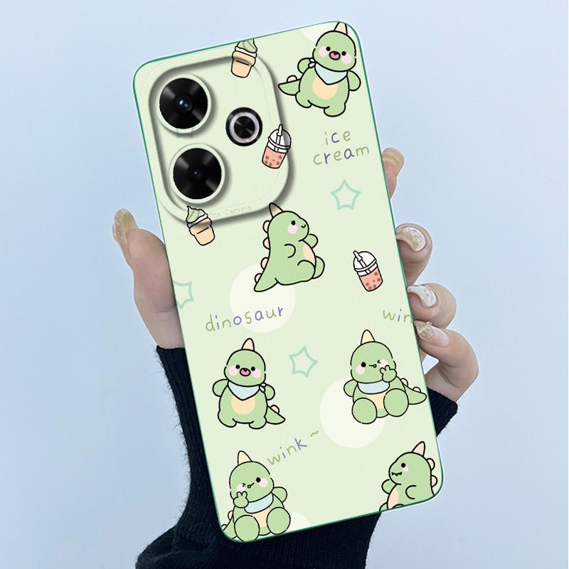 Case For Xiaomi Poco M6 4G Redmi 13 4G 13 5G Cute Panda Sweet Girls Cats Silicone Soft Back Cover Bumper Slim Protective Casing