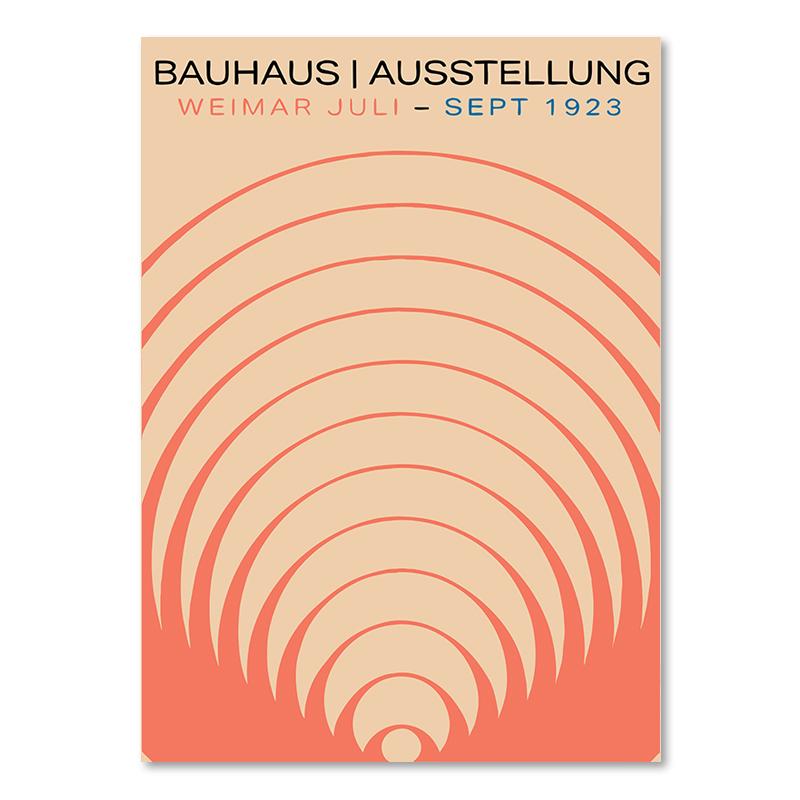Абстрактные картины на холсте в стиле Баухаус, выставка, архитектурные геометрические постеры и принты, настенные художественные фотографии, украшение для дома, гостиной