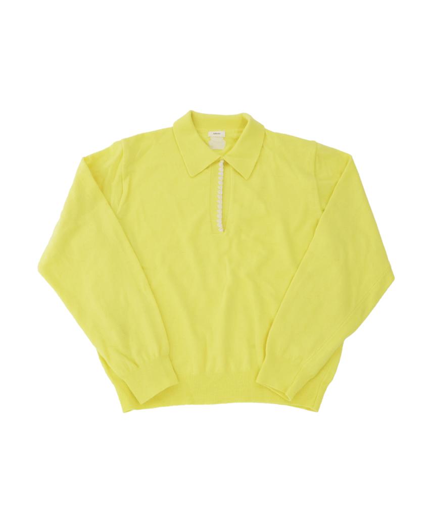 KIKOZY Sofa Shell Collar Knit_Yellow