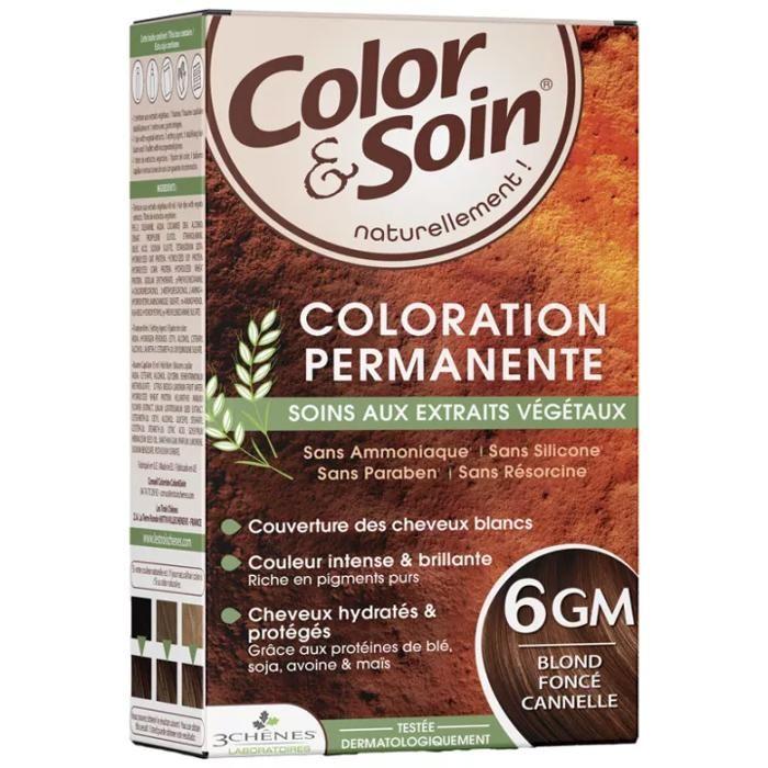 Les 3 chênes color & soin 6A blond foncé cendré 60ml