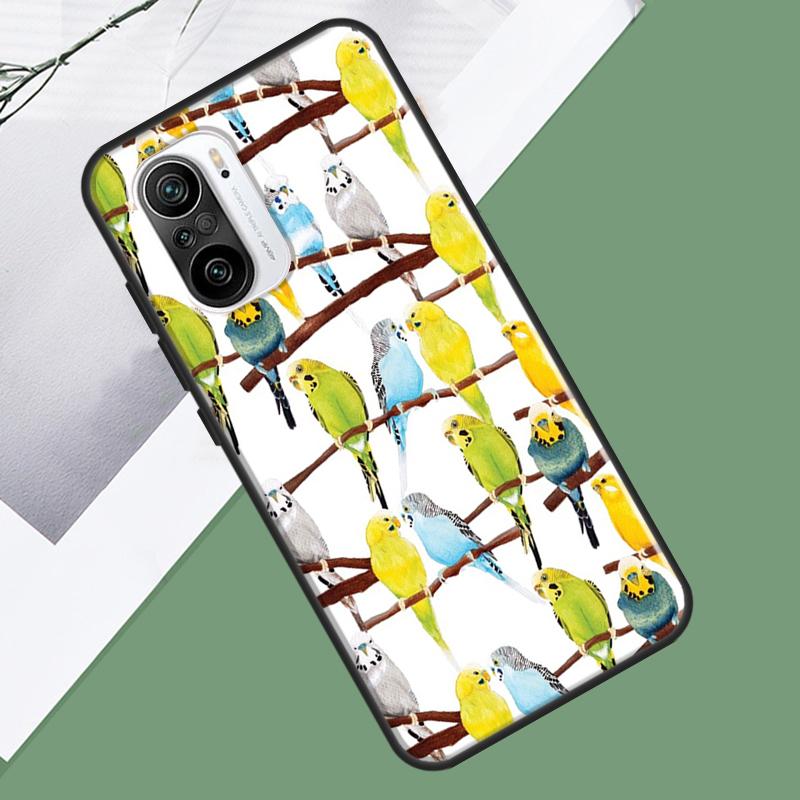 Чехол Animal Parrot Birds для Xiaomi 13 14 15 Ultra 13T 14T 15T Pro 17 Pro Max POCO F7 F5 F6 X5 X6 X7 Pro