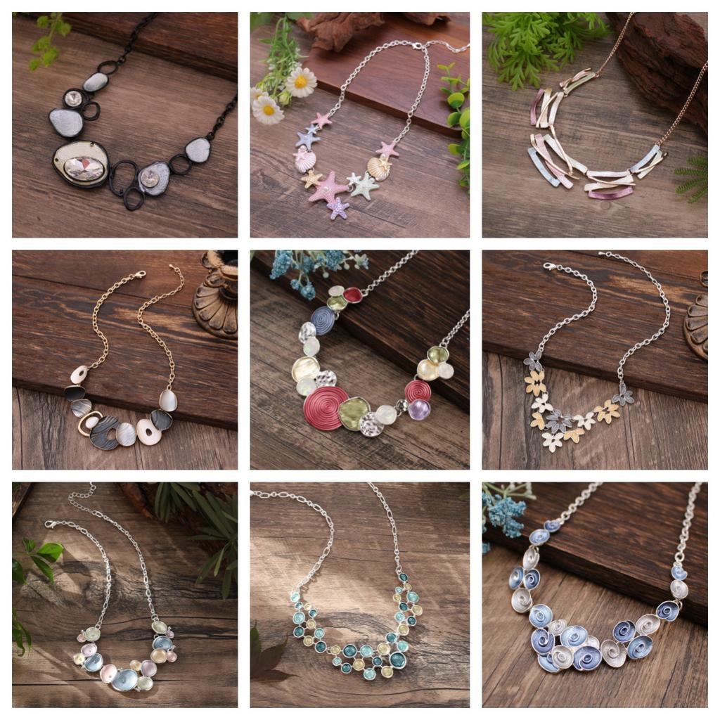 Эмалевый цвет полый геометрический цветок длинная подвеска, женская подвеска-ожерелье в форме сердца с высоким чувством универсальности