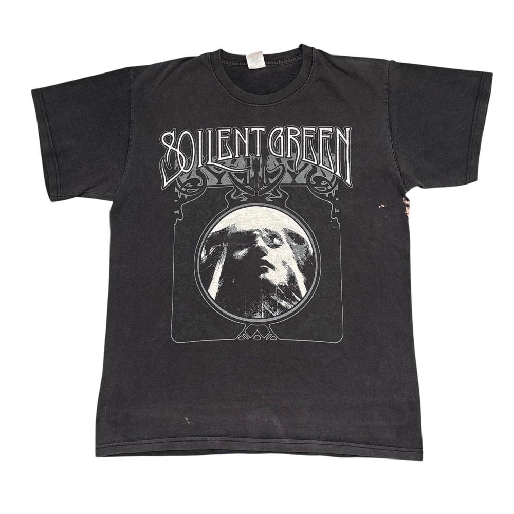 Зеленый Рубашка Soilent Green Тур Grindcore Sludge Metal Группа Футболка Crowbar Eyehategod Унисекс Футболка