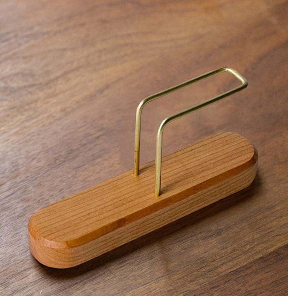 Элегантная деревянная подставка для фильтров Прочная стойка для фильтровальной бумаги Коробка для хранения Держатель фильтровальной бумаги для кофе ручной заварки для дома