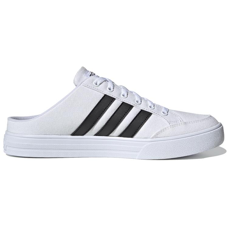 Adidas Vs Set Mule 'White Black' FX4849