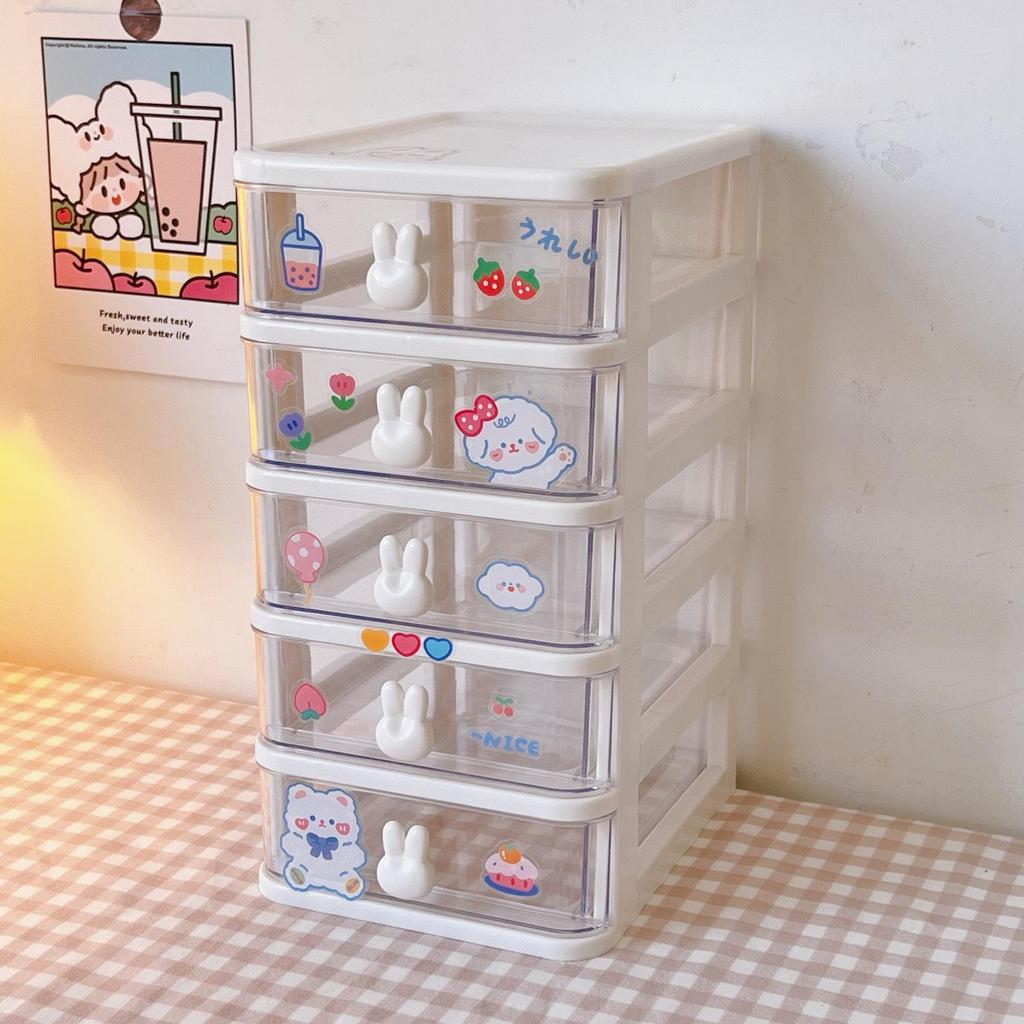 Простой ящик для хранения канцелярских принадлежностей и косметики для письменного стола и общежития