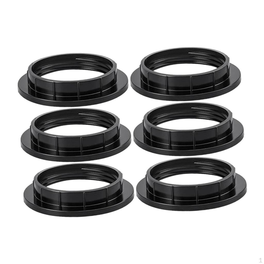 Набор из 6 патронов для лампы E26 E27 с держателями для абажура для замены настольной лампы