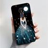 Печатный чехол для телефона Nokia C21 Capa Nokia C20 Plus Fundas Nokia C30 Чехол Мягкий силикон Черный корпус Милый Цветок Мультяшный Корпус
