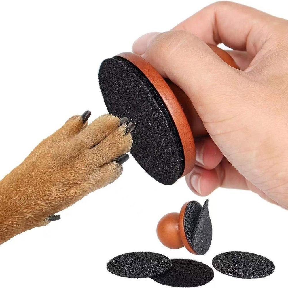 Safe Pet Scratch Square Wooden Pet Grooming Scratching Board Dog Nail File  Pets Products