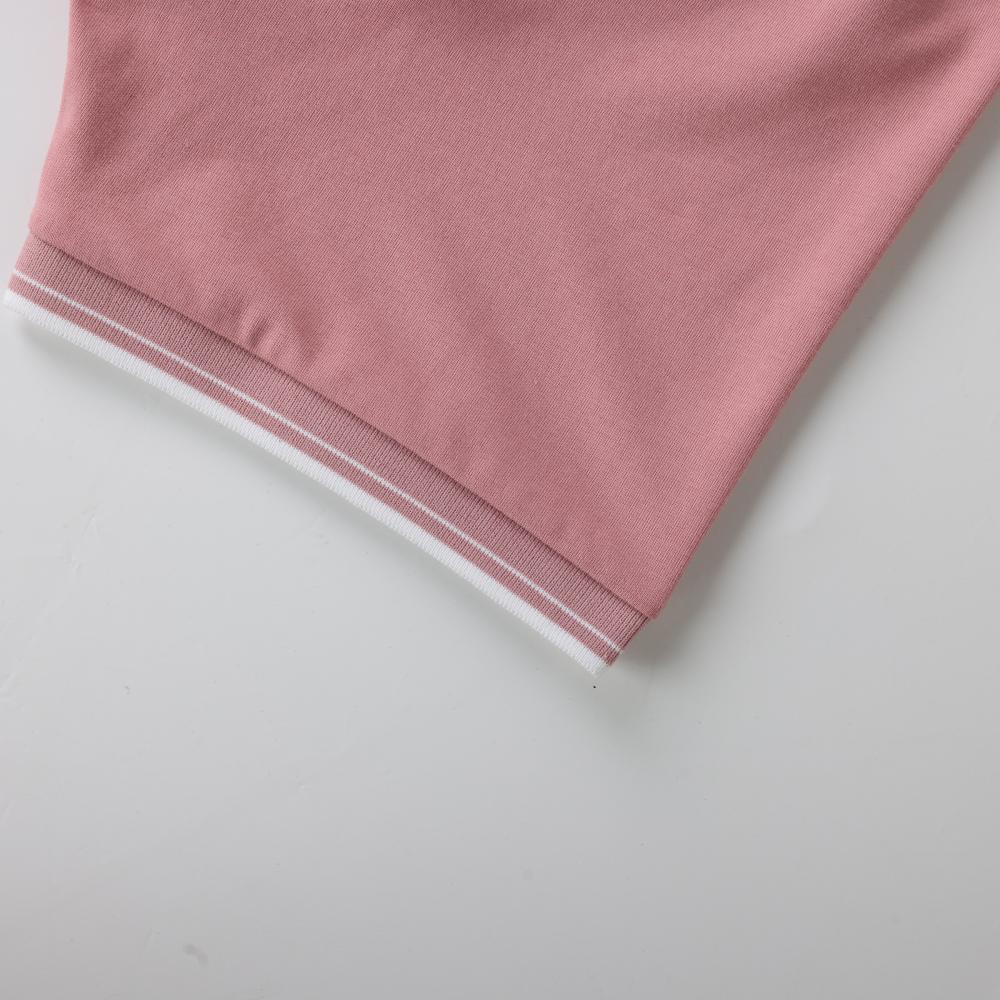 Callaway 2025 Летняя мужская и женская вышитая рубашка-поло Ice Skin Plain Solona Cotton с цветным воротником и блоками