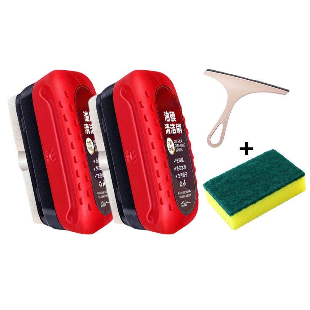Средство для удаления масляной пленки со стекол автомобиля Губка для чистки пленки Щетка для чистки Средство для ухода Масло для лобового стекла Защита от дождя Противотуманное средство G4N1