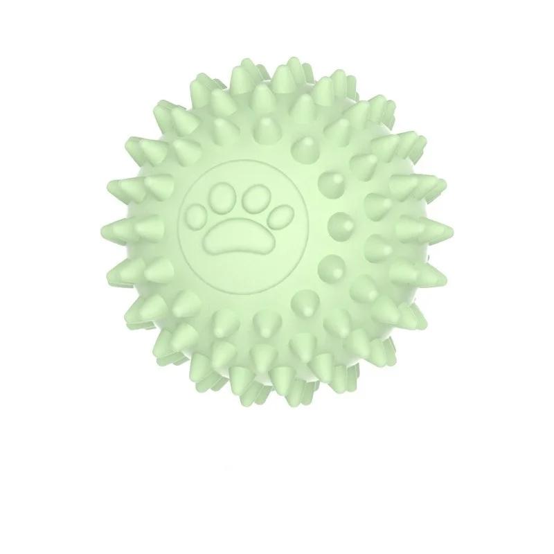 Pet Solid устойчивый к укусам жевательный неразрушимый прыгающий мячик для собак резиновая дрессировка интерактивная игра игрушка для прорезывания зубов