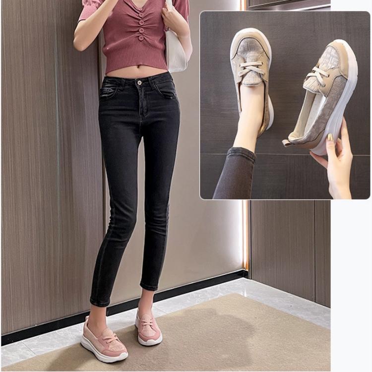 Женская весенняя дышащая повседневная обувь One Step с низким верхом и плоской подошвой, плетеная обувь для ленивой ходьбы 35-43