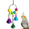Parrot Foot Toy With Colorful Beads Stress Relief Bird Interactive Bird Toys for Bird Cage Accessories