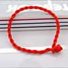50X Cord String Kabbalah Lucky Bracelets Against Evil Eye For Success Red Black