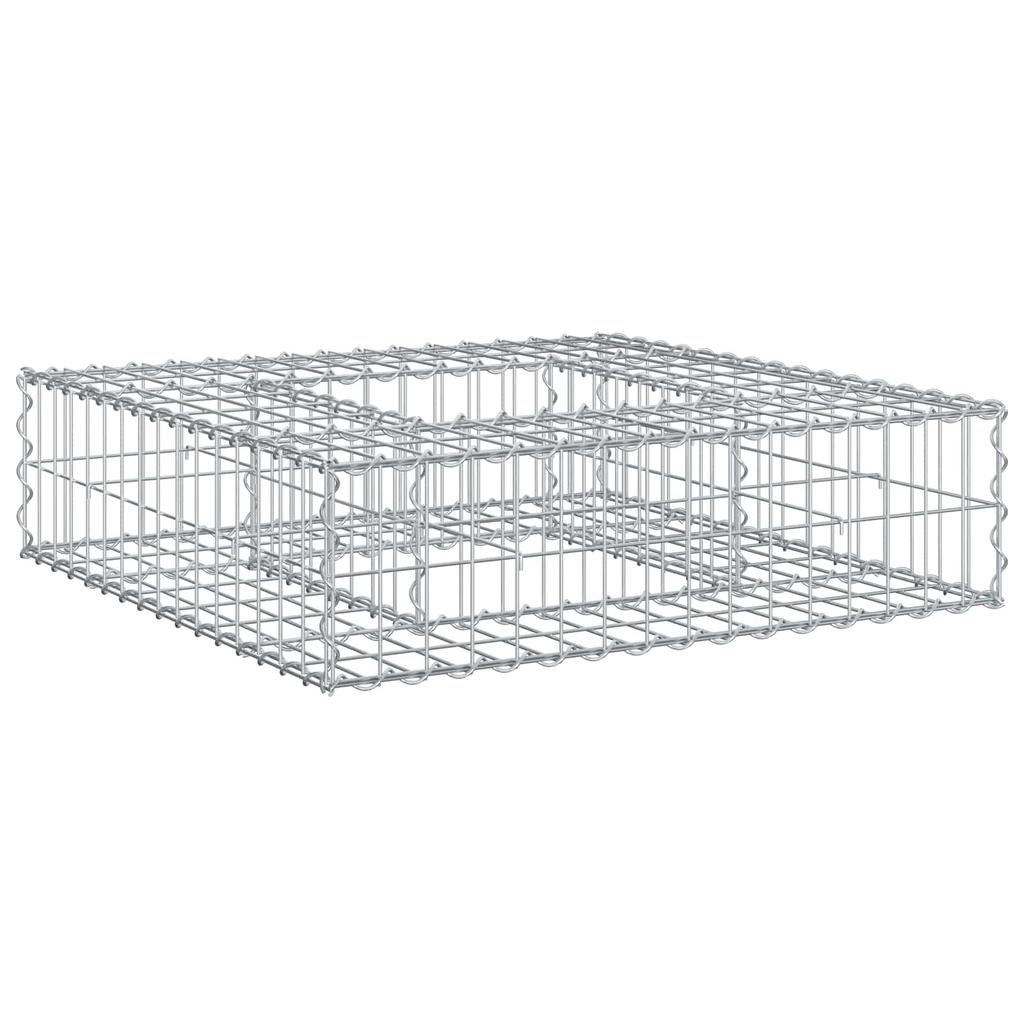Gabion Raised Bed Silver