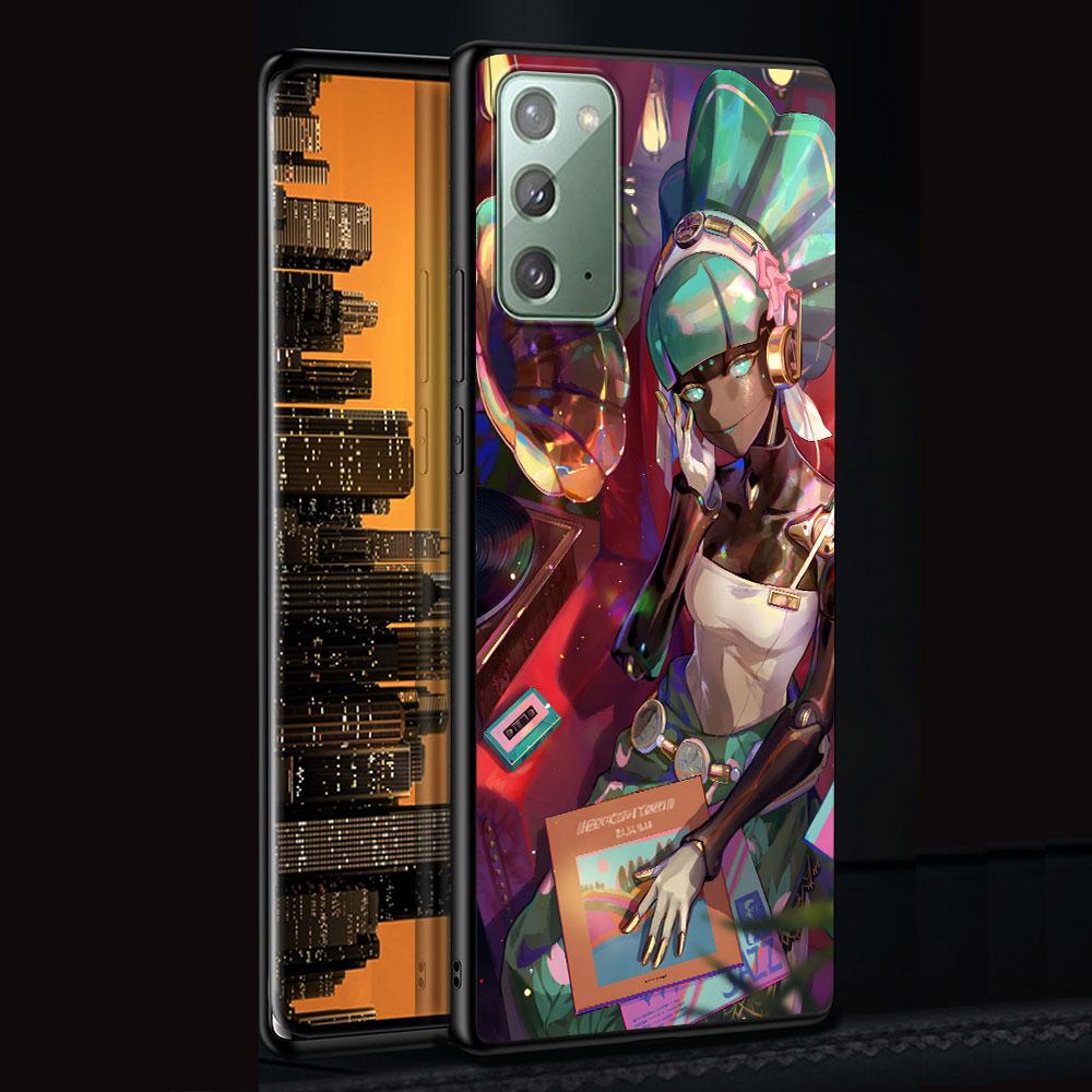 Чехол Wise Belle Zenless Zone Zero для Samsung Galaxy Note 20 Ultra 8 10 Lite 9 TPU Чехол для телефона Note 10 Plus Черный Мягкий корпус