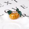 European And American Fashion Creative Pumpkin Brooch Female Personality Wild Vegetable Plant Corsage