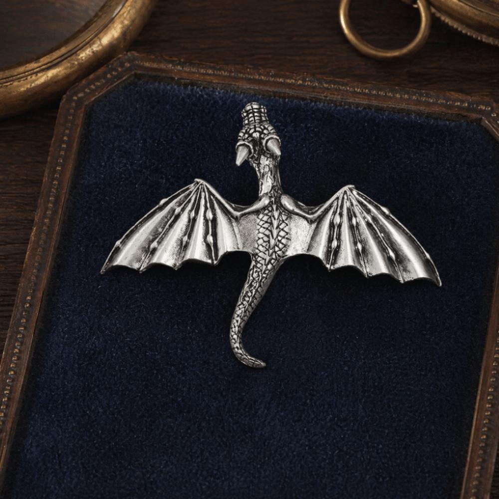Unique Flying Dragon Hair Clip Vintage Retro Spring Clip Viking Dragon Hairpin Valentine's Day