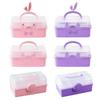 Waterproof Jewellery Box Bowknot Toy Storage Box Cute Hairpin Storage Box