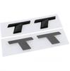 2026 3D ABS Chrome Black TT Logo Car Rear Trunk Emblem Badge Sticker Decals for AQ2 TT RS MK1 8N 8J MK3 8S MK2 Accessories