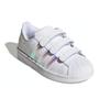 adidas Оригинальные SUPERSTAR Нескользящие Нескользящие Низкие Детские Скейтбордические Кроссовки Белые FV3655