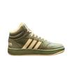 Adidas Hoops Synthetic Leather Comfortable Non-Slip Warm Mid-Top Kids Sneakers Kids Sneakers Green IH7895