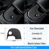 Для Chevrolet Corvette C5 1998-2004 гг. Центральная розетка из углеродного волокна, радиокнопка, кольцо для ключей с подъемником окна, украшение
