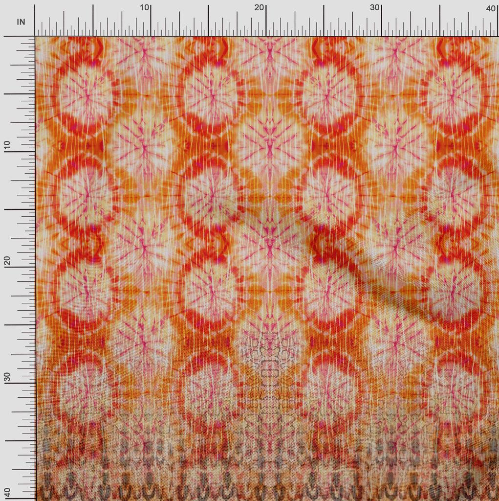 Soimoi Ткань японский креп-сатин Tie & Dye для декора панелей Ткань напечатанная метр 42 дюйма