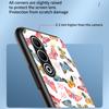 Для Oppo A5 5G Чехол с узором бабочки TPU+Закаленное стекло Защитный чехол для телефона