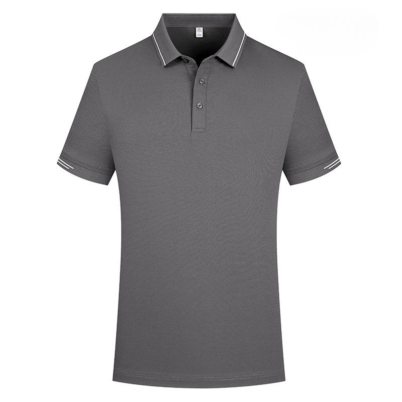 New Summer Polo Shirt Short Sleeve Men's Slim Fit and Breathable